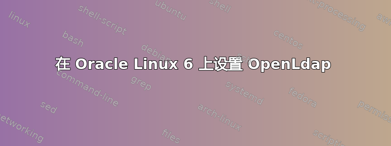 在 Oracle Linux 6 上设置 OpenLdap