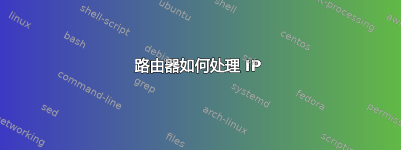 路由器如何处理 IP