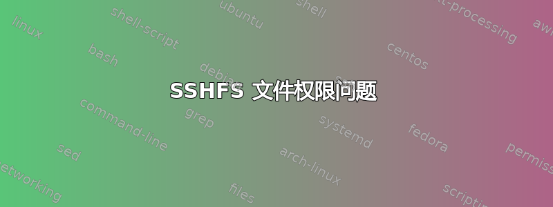 SSHFS 文件权限问题