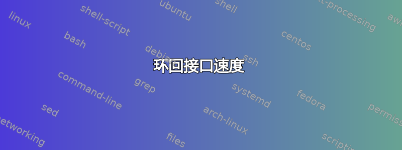 环回接口速度