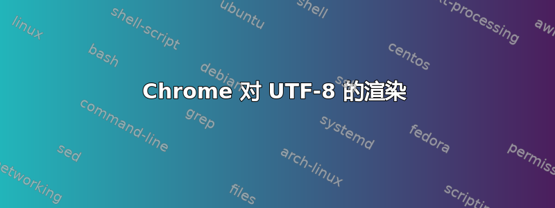 Chrome 对 UTF-8 的渲染