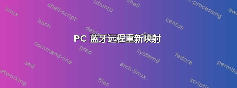 PC 蓝牙远程重新映射