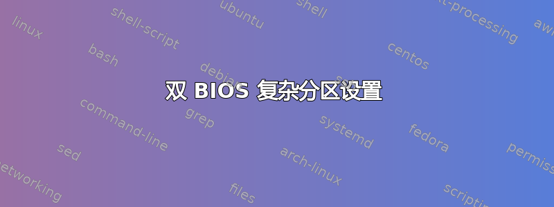 双 BIOS 复杂分区设置