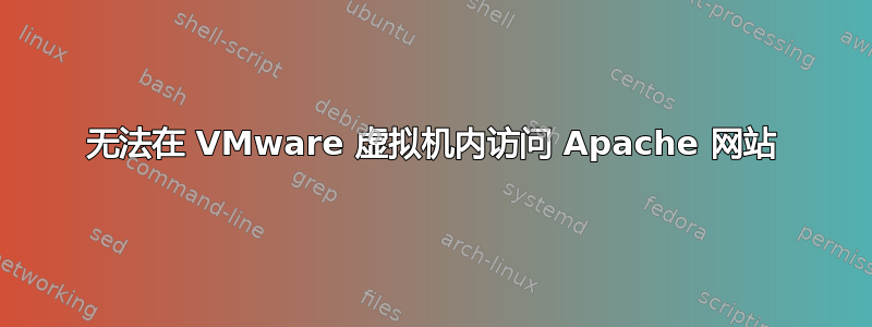 无法在 VMware 虚拟机内访问 Apache 网站