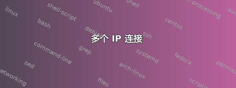 多个 IP 连接