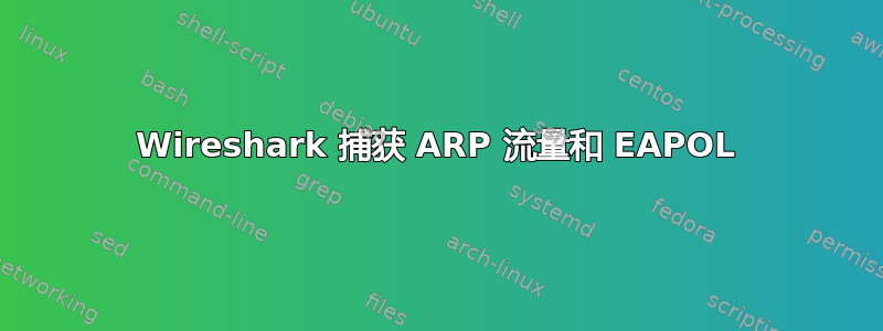 Wireshark 捕获 ARP 流量和 EAPOL