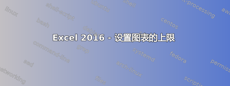 Excel 2016 - 设置图表的上限