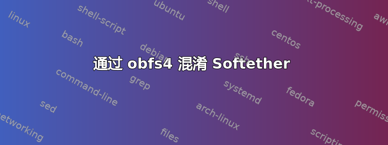 通过 obfs4 混淆 Softether