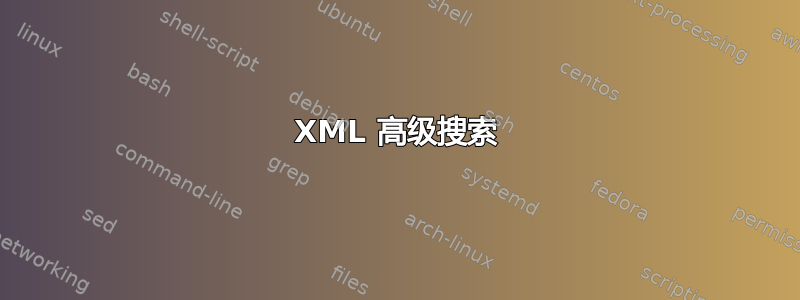 XML 高级搜索