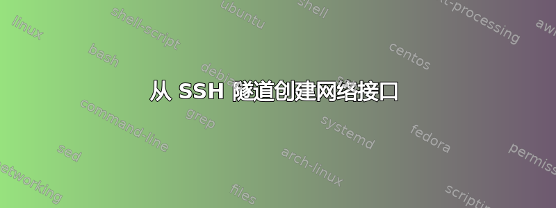 从 SSH 隧道创建网络接口