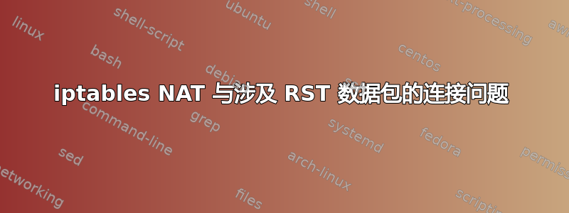 iptables NAT 与涉及 RST 数据包的连接问题