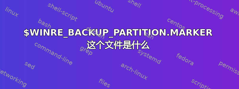 $WINRE_BACKUP_PARTITION.MARKER 这个文件是什么