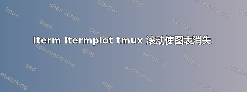 iterm itermplot tmux 滚动使图表消失