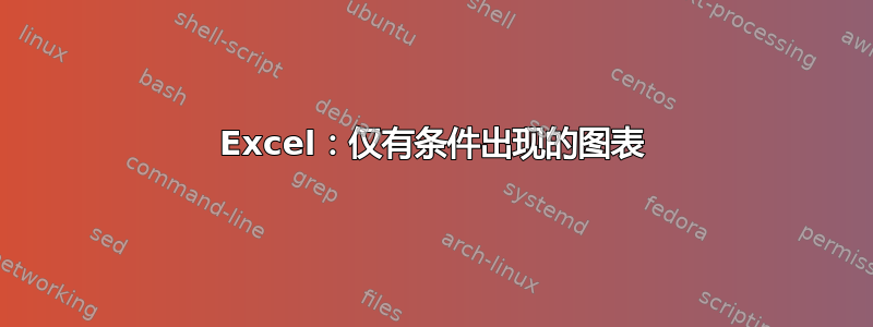 Excel：仅有条件出现的图表