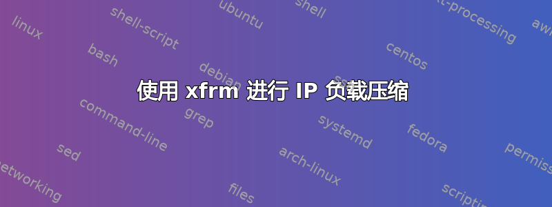 使用 xfrm 进行 IP 负载压缩