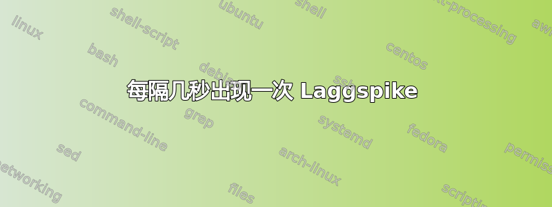 每隔几秒出现一次 Laggspike