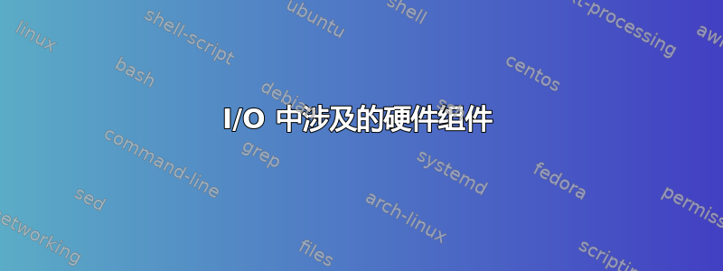 I/O 中涉及的硬件组件