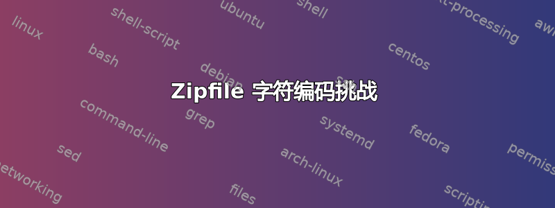 Zipfile 字符编码挑战