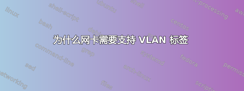 为什么网卡需要支持 VLAN 标签