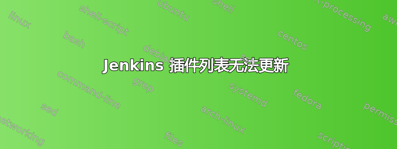 Jenkins 插件列表无法更新