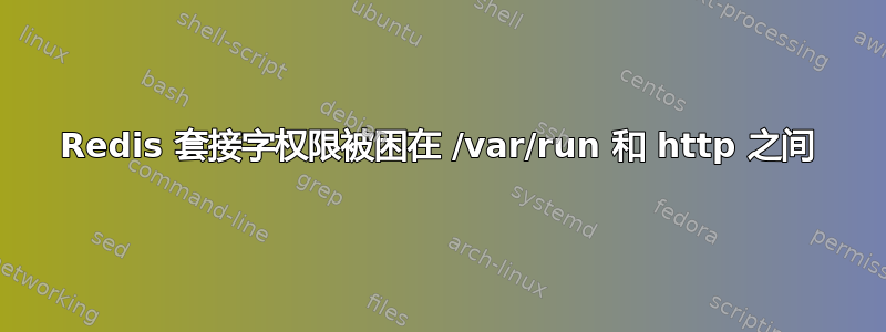 Redis 套接字权限被困在 /var/run 和 http 之间