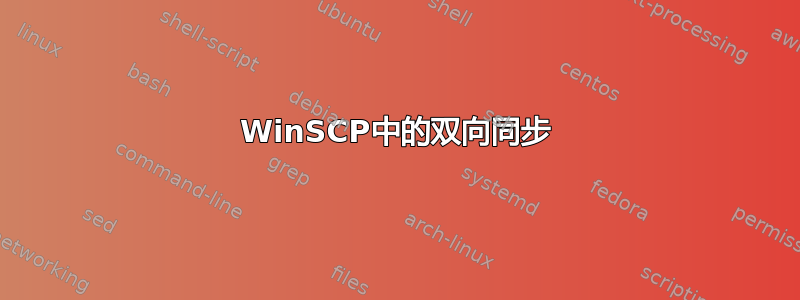 WinSCP中的双向同步