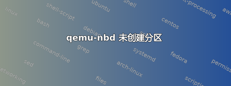 qemu-nbd 未创建分区