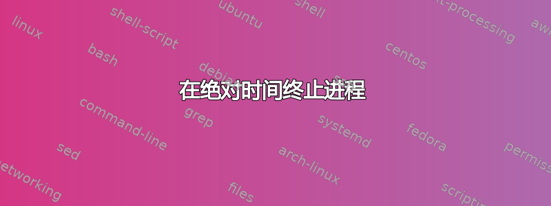 在绝对时间终止进程