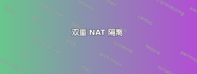 双重 NAT 隔离