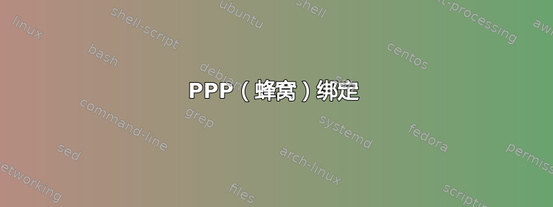 PPP（蜂窝）绑定