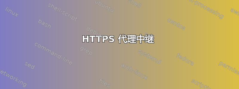 HTTPS 代理中继