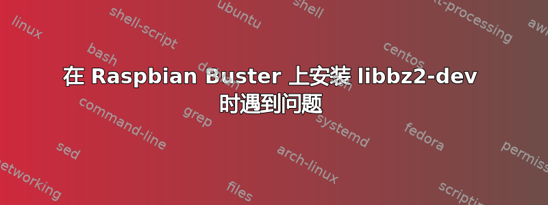 在 Raspbian Buster 上安装 libbz2-dev 时遇到问题