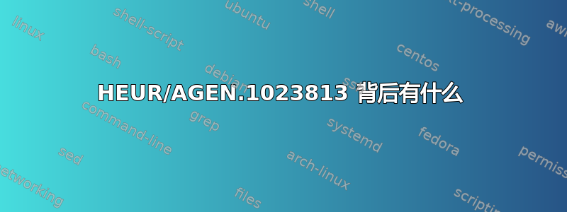 HEUR/AGEN.1023813 背后有什么