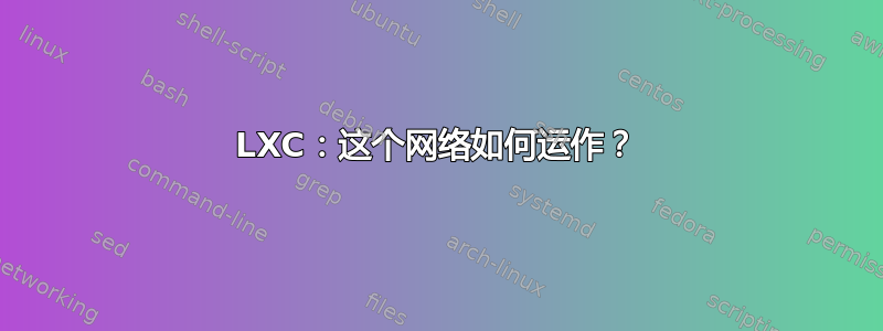 LXC：这个网络如何运作？