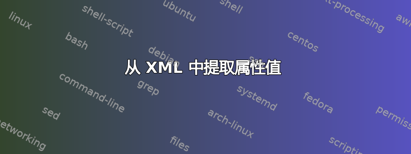 从 XML 中提取属性值