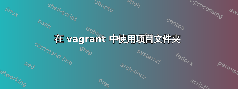 在 vagrant 中使用项目文件夹