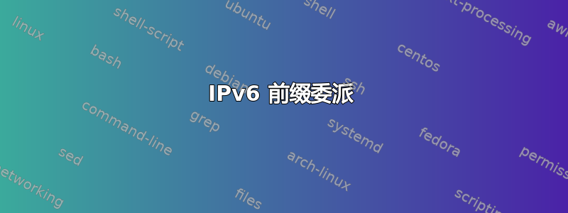 IPv6 前缀委派