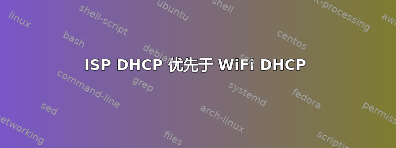 ISP DHCP 优先于 WiFi DHCP