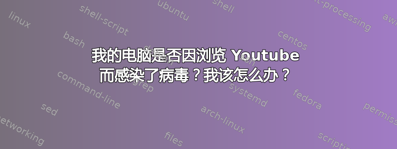 我的电脑是否因浏览 Youtube 而感染了病毒？我该怎么办？