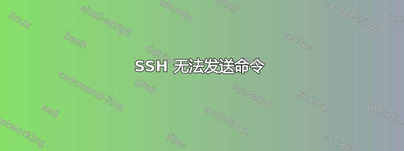 SSH 无法发送命令