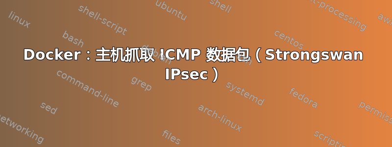 Docker：主机抓取 ICMP 数据包（Strongswan IPsec）