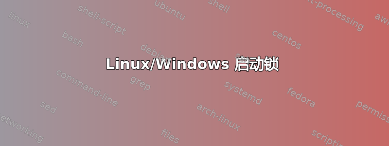 Linux/Windows 启动锁