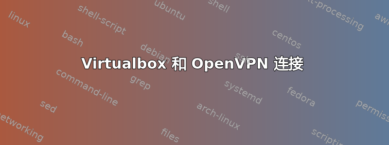 Virtualbox 和 OpenVPN 连接