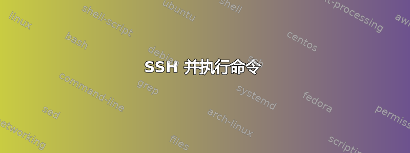 SSH 并执行命令