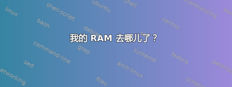 我的 RAM 去哪儿了？