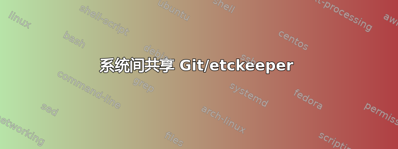 系统间共享 Git/etckeeper