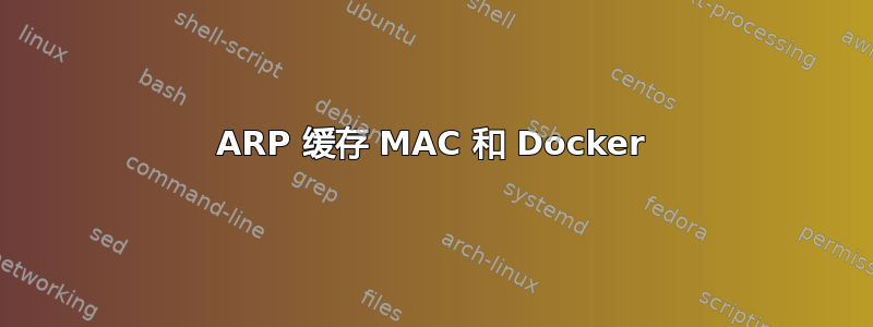 ARP 缓存 MAC 和 Docker