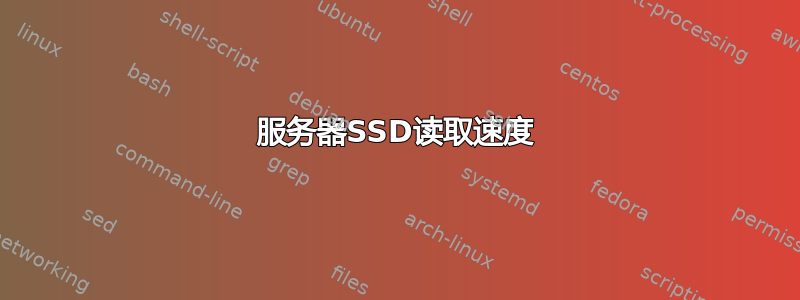 服务器SSD读取速度