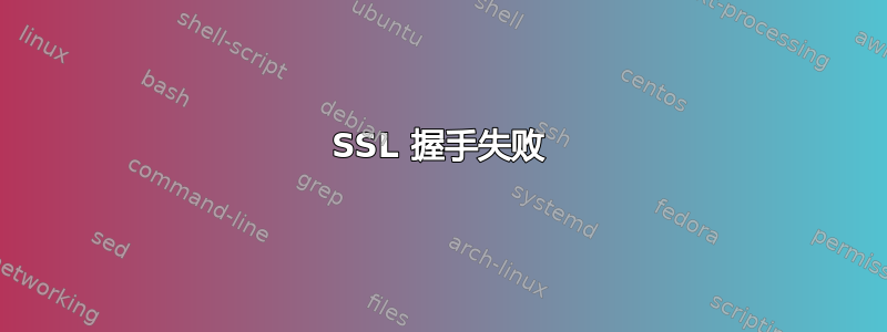 SSL 握手失败