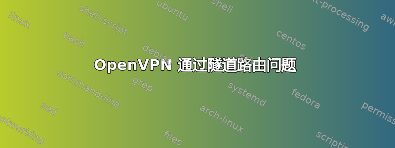 OpenVPN 通过隧道路由问题